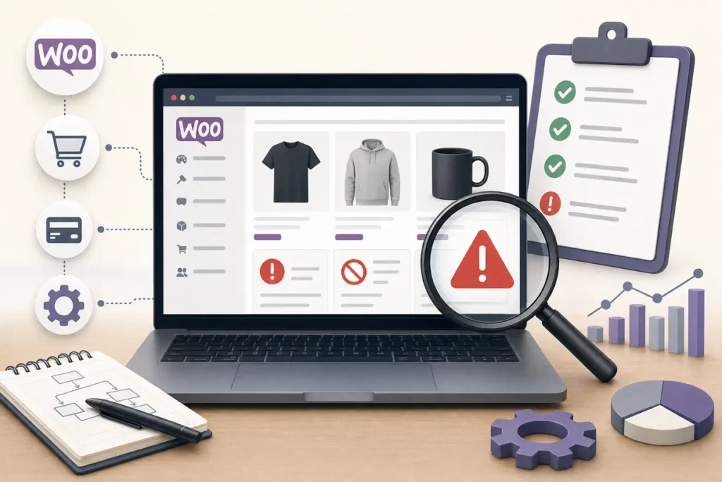 Audyt SEO WooCommerce po migracji - błędy blokujące sprzedaż
