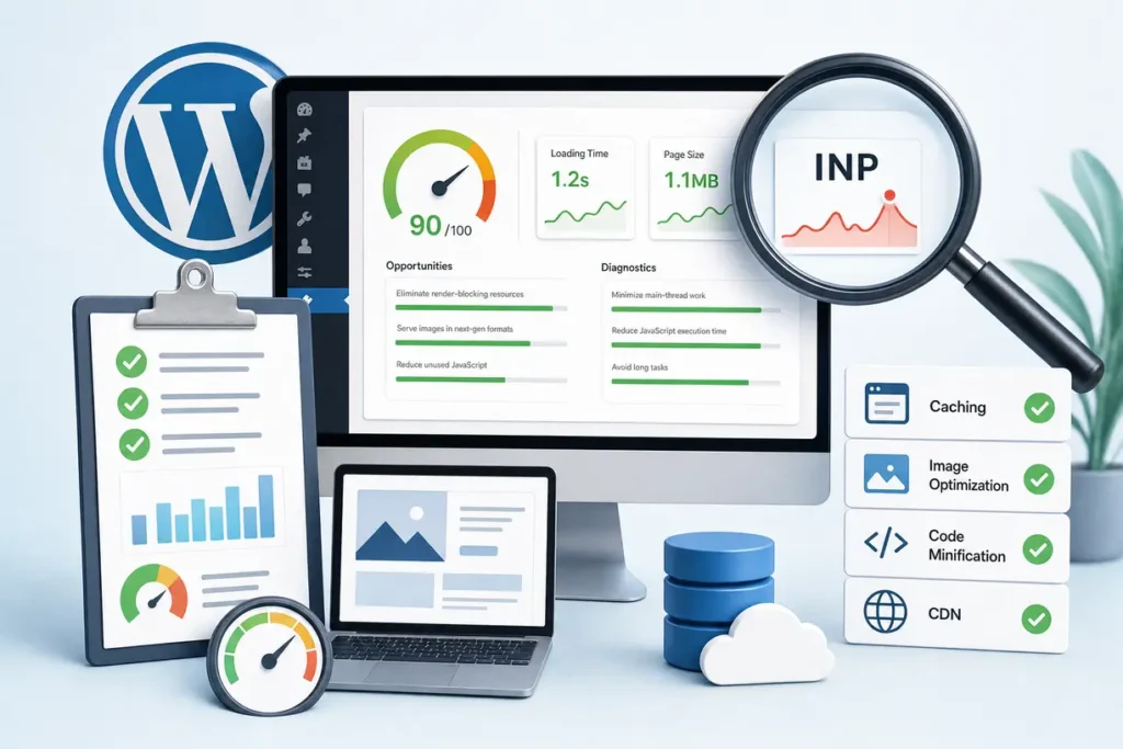 Audyt szybkości WordPress: analiza i poprawa INP