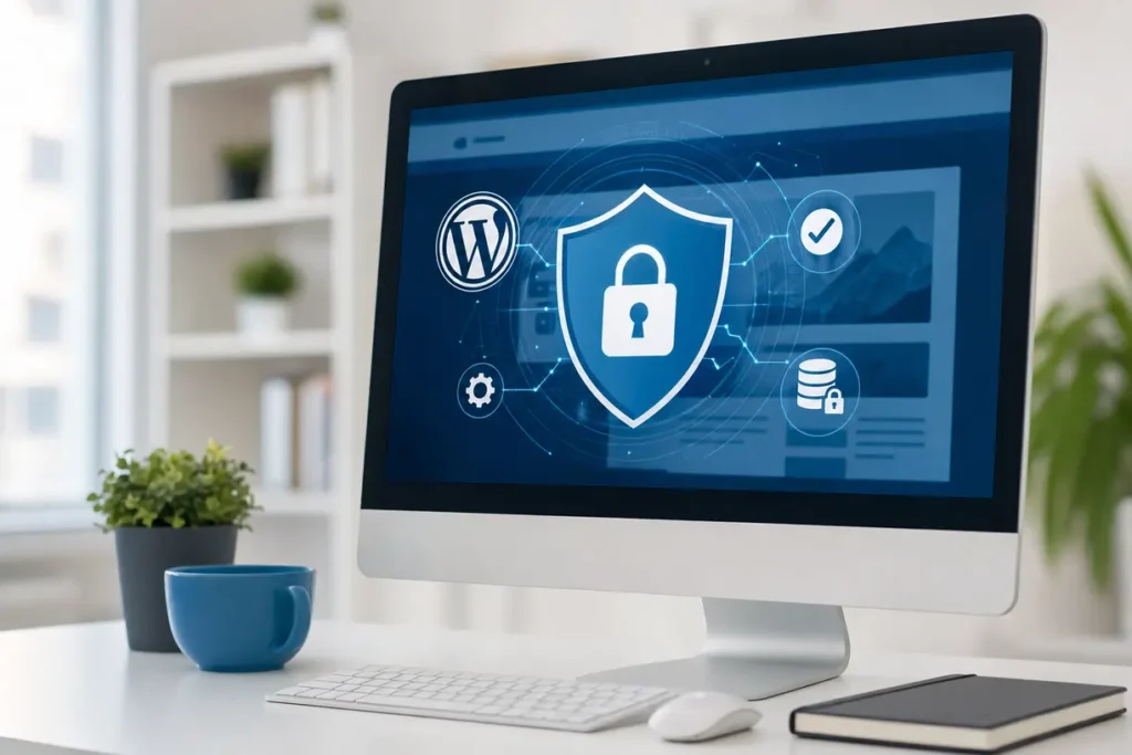 Bezpieczna strona WordPress dla firmy usługowej