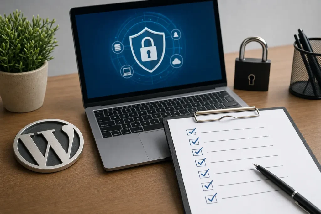 Bezpieczna strona WordPress: checklist ochrony danych i logowania