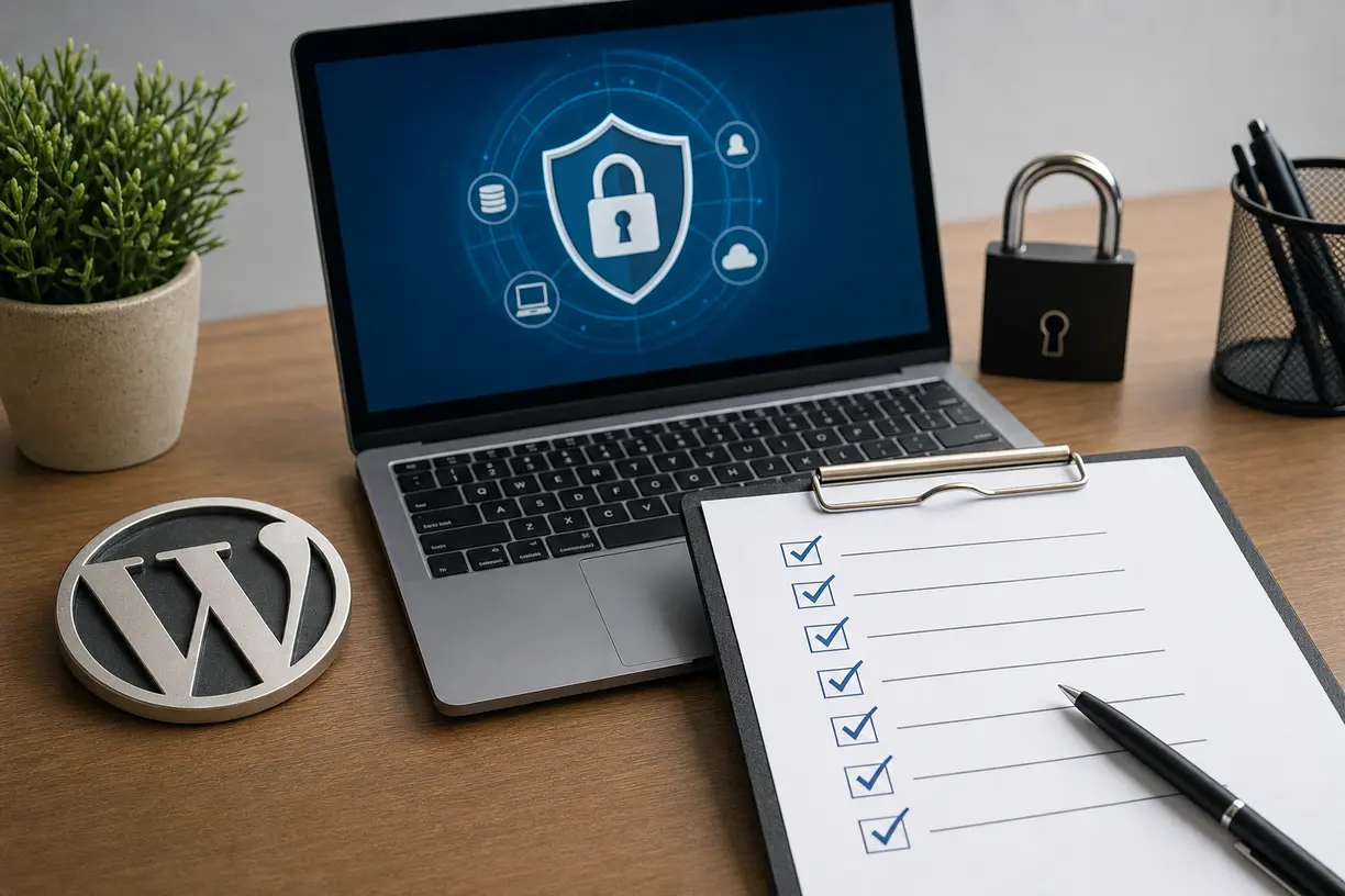 Bezpieczna strona WordPress: checklist ochrony danych i logowania